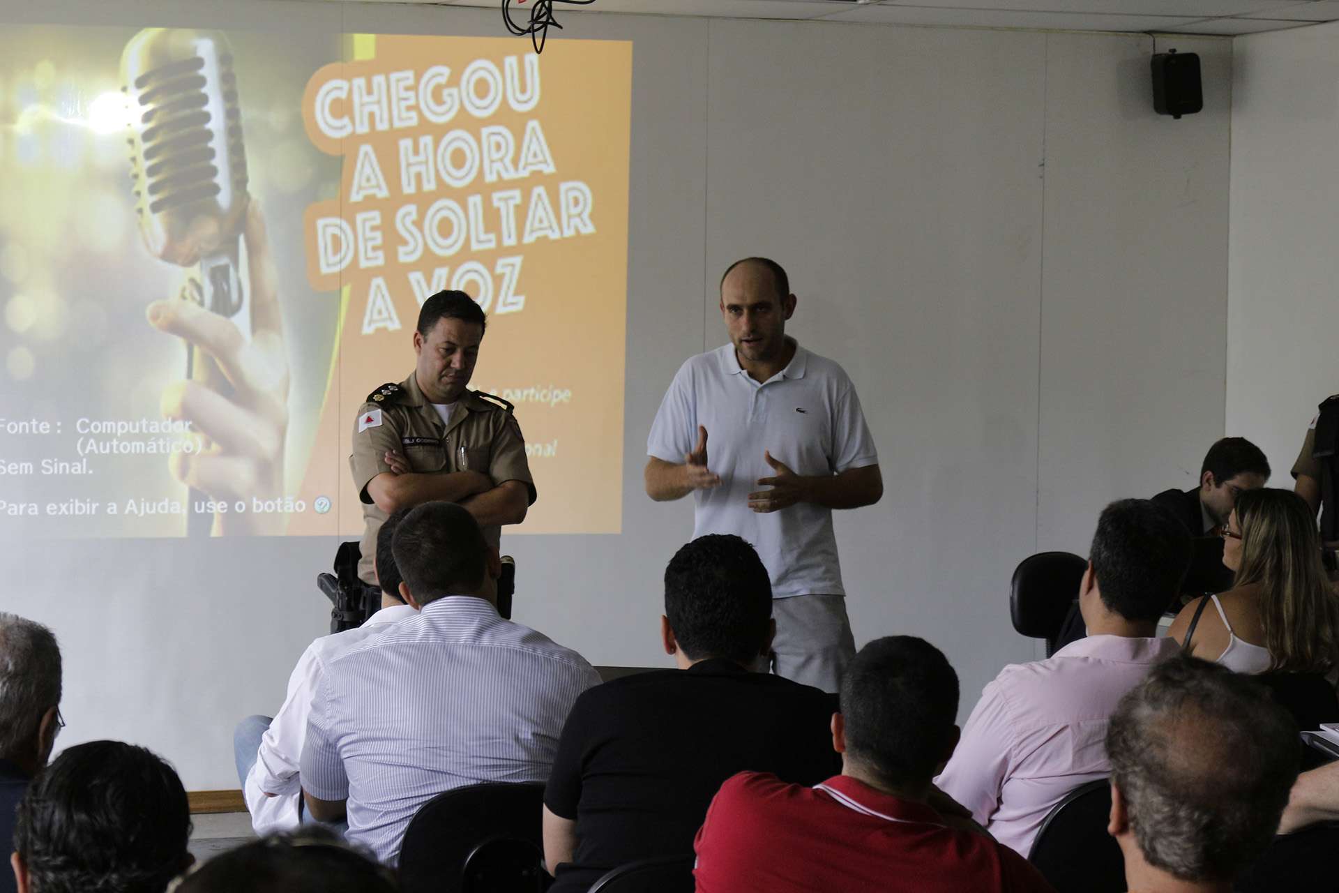 Major Godinho e Delegado Flávio Grossi