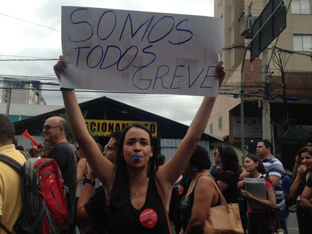 Manifestação BHtrans Foto: Lilia Santos