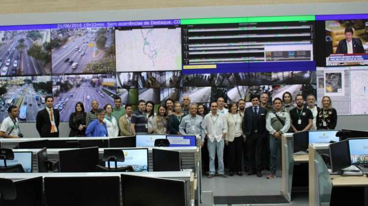 Além da inauguração do novo portal, os presentes na cerimônia também puderam conhecer a sala de operações do COP-BH. Foto: Welleson Mendes