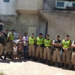 126 Cia em ação social na Vila Ventosa
