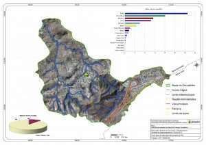 Mapa da bacia do Cercadinho e bairros