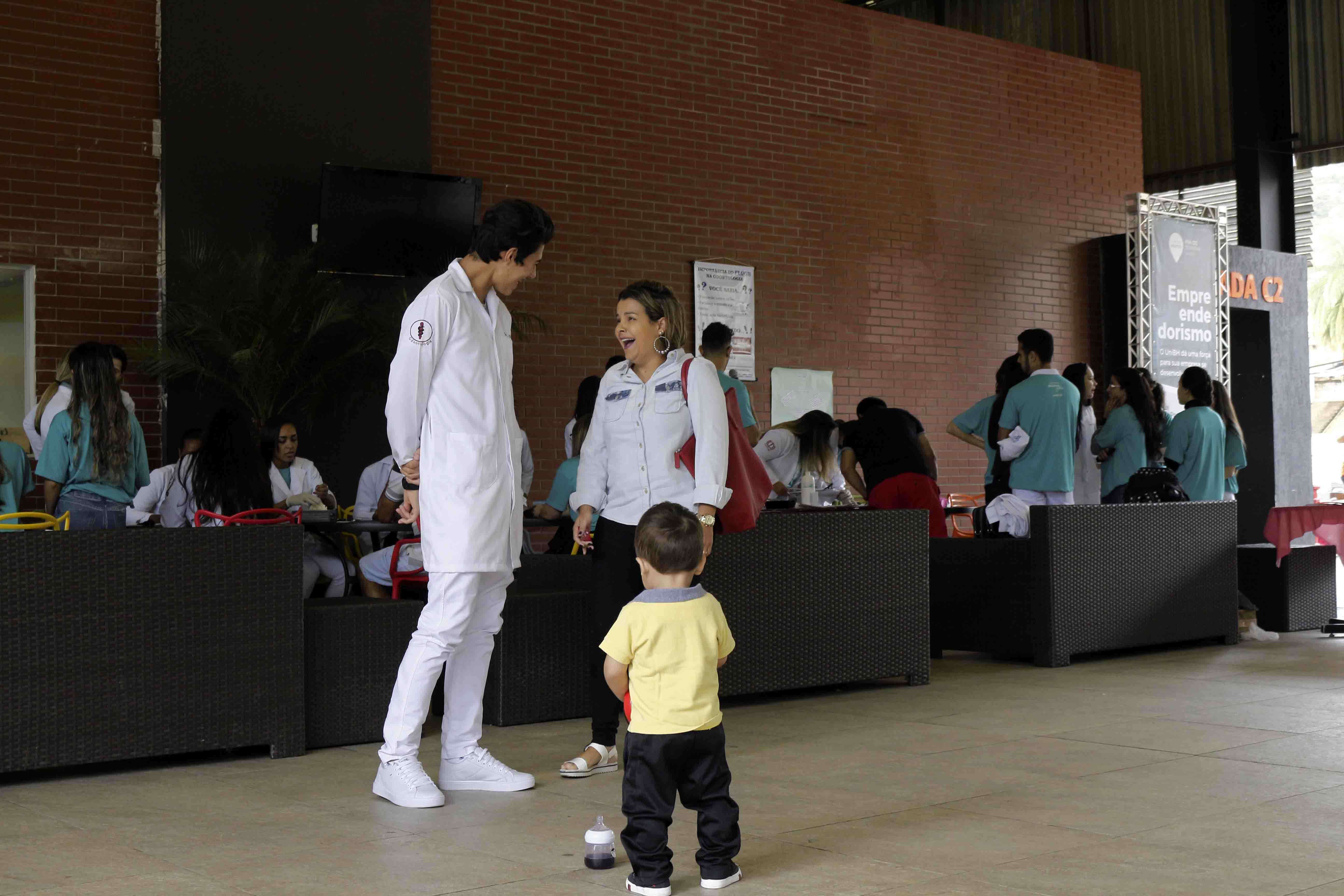 Aluno do curso de Odontologia e participante do evento - Foto - William Araújo