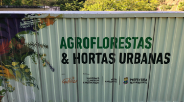 Horta comunitária no Estoril utiliza sistema Agroflorestal e Compostagem